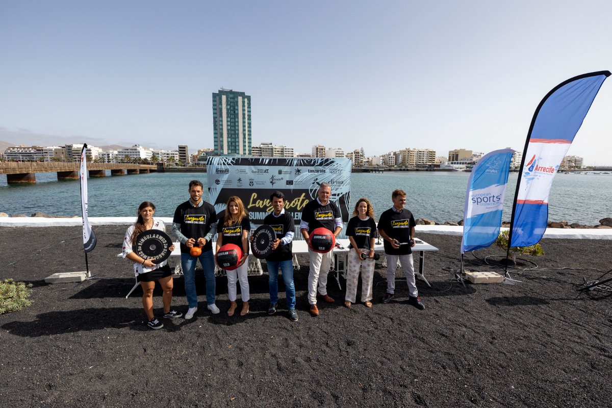 SPELTurismoLZT's tweet photo. Este fin de semana #Arrecife acoge el 8º #LanzaroteSummerChallenge, un espectáculo de #Crossfit alto nivel con ejercicios en arena, tapiz y agua que se se desarrollarán entre el Islote de la Fermina y la Playa del Reducto.
¡Mucha suerte a los casi 200 participantes!
#LanzaroteESD https://t.co/tPRyvKgbT5