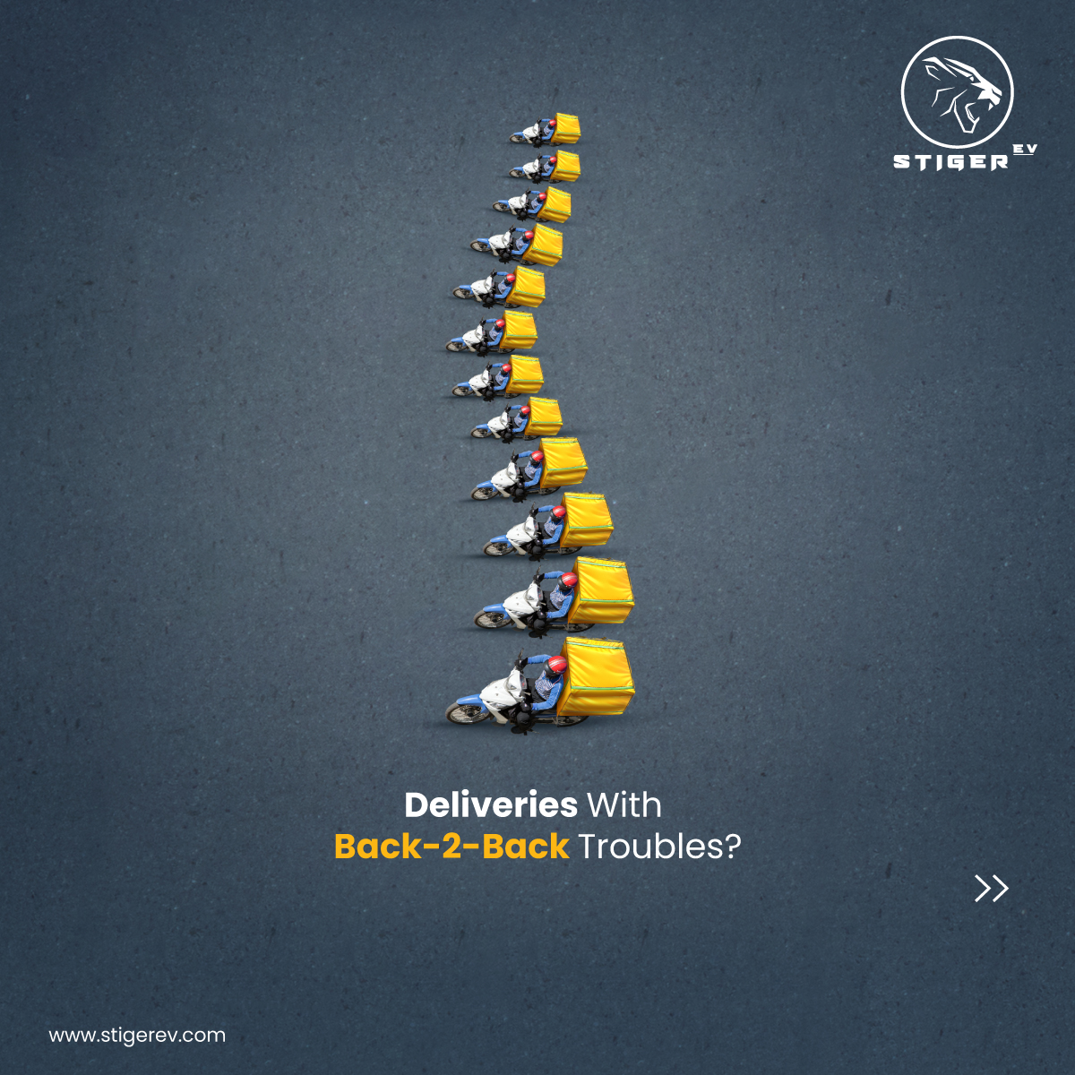 Stiger_EV's tweet photo. Back troubles or back-2-back troubles?
Leave it all behind with Stiger EV.
.
.
.
.
#stiger #electricvehicle #ev #ThisIsBalance #logistics #sROAR #greentechnology #electricvehiclesindia #electricvehiclesonly #electricvehiclesarethefuture https://t.co/7IyuMjyasE