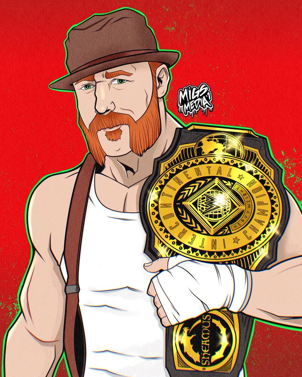 MigsMedia1's tweet photo. 𝐆𝐑𝐀𝐍𝐃 𝐒𝐋𝐀𝐌 𝐒𝐇𝐄𝐀𝐌𝐔𝐒 
New Comic Book Illustration of @WWESheamus 

☘️🔥☘️
#Sheamus #ICTITLE #UGSC #LFGATC #WWECastle #ICTitle #GrandSlam #SmackDown #WWEFanArt #BraveChange https://t.co/H9fc8J9tgw