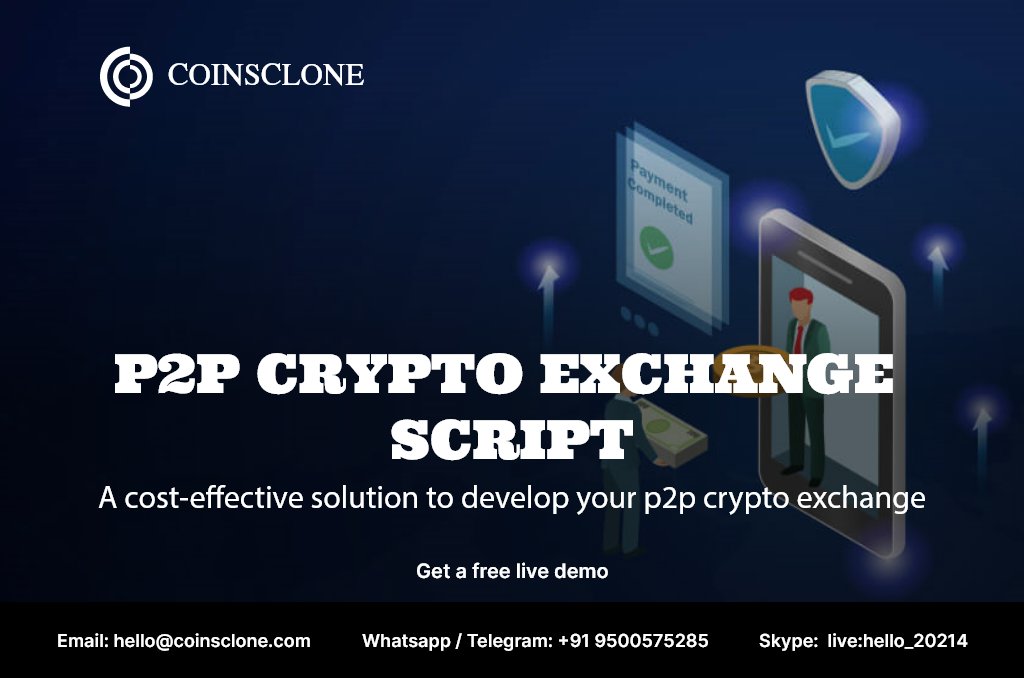 BraxtonPx1771's tweet image. Many entrepreneurs are confused about starting a p2p crypto exchange. To reduce your confusion and assist you to develop your exchange in a cost-effective way
I came up with the best solution -#P2pcryptoexchangescript.
Get a demo >>
coinsclone.com/blog/p2p-crypt…