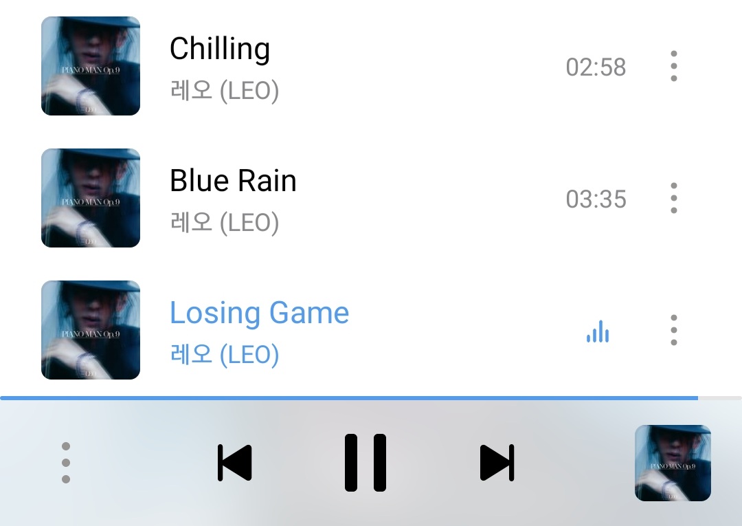 asterism_v's tweet photo. 스밍리스트 라비, 레오 복합 스트리밍 목록 만들어봤습니다.
6회 반복, 57분 7초
#빅스 #VIXX #레오 #LEO #라비 #RAVI 
#레오_루징게임_듣자마자_레신셋
#Losing_Game #Piano_man_Op_9
#DESSERTTAPE #말투 https://t.co/AsPJ2uthYj