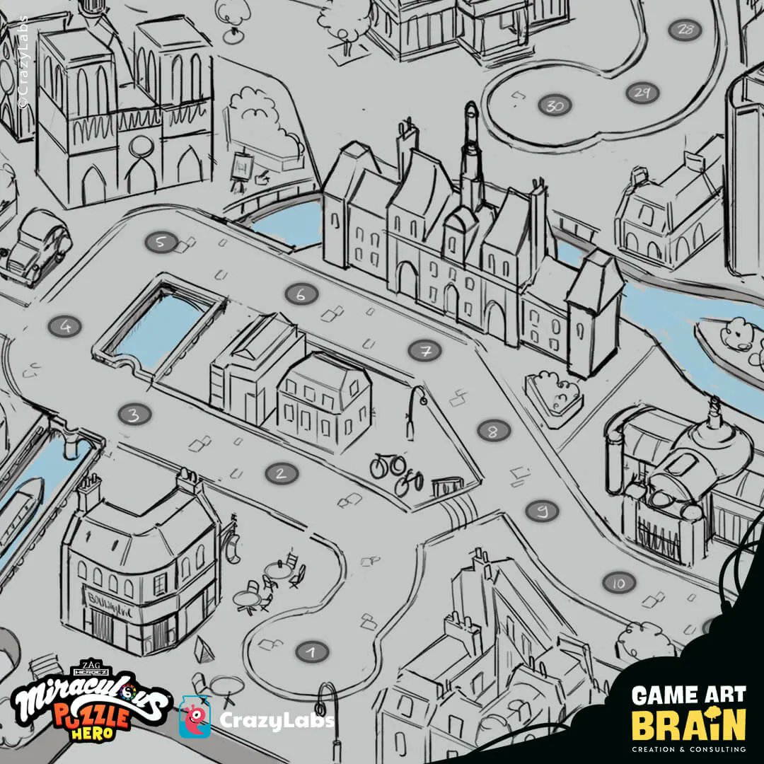 GameArtBrain's tweet photo. We designed and created a 3d blockout of the worldmap for the mobile game Miraculous Puzzle Hero.
We hope you like it.
#conceptart #art #illustration #digitalart #drawing #sketchbook #conceptartist #sagamap #draw #3dblockout #artoftheday #digitalillustration #digitaldrawing https://t.co/p8N8gWLkpZ
