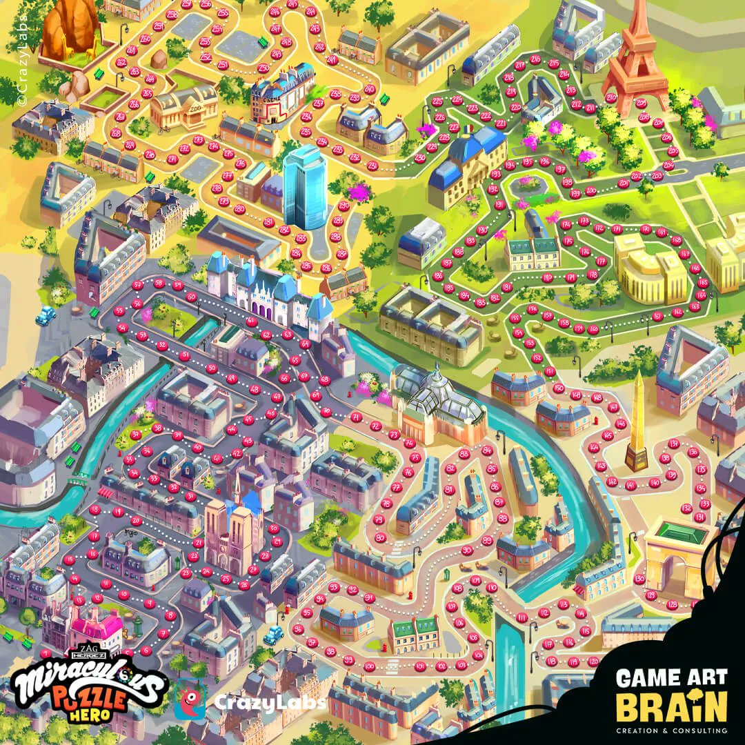 GameArtBrain's tweet photo. We designed and created a 3d blockout of the worldmap for the mobile game Miraculous Puzzle Hero.
We hope you like it.
#conceptart #art #illustration #digitalart #drawing #sketchbook #conceptartist #sagamap #draw #3dblockout #artoftheday #digitalillustration #digitaldrawing https://t.co/p8N8gWLkpZ