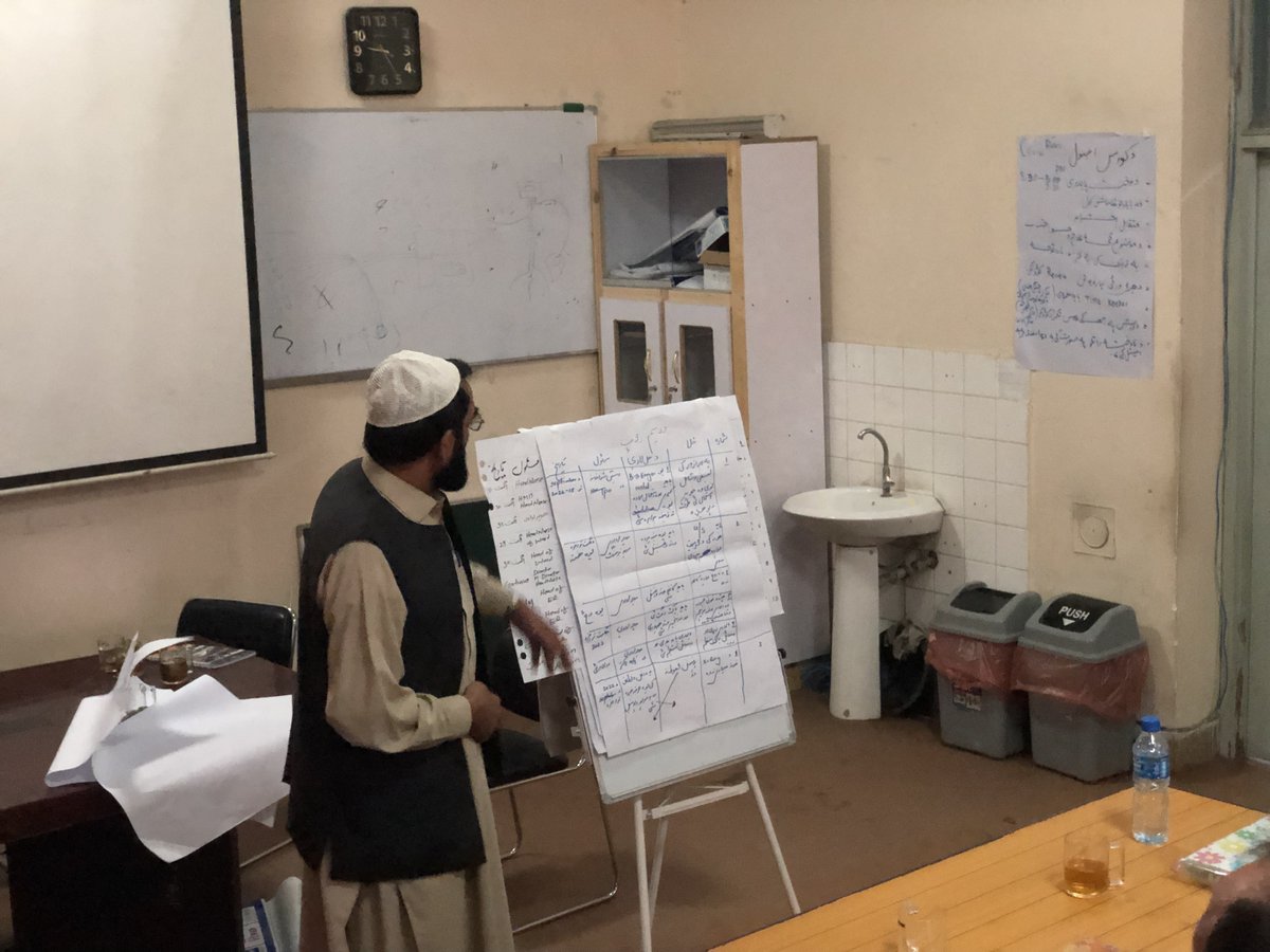 Consulting_JSCS's tweet photo. #Hospital #Managment #Training in progress using #TQM (5S standards) to improve services of hospitals in eastern #Afghanistan. The training is focused #learning_by_doing, in which the pracitipants partice and then assess management  practices in different sections of the hospital https://t.co/HwmOhajr1K