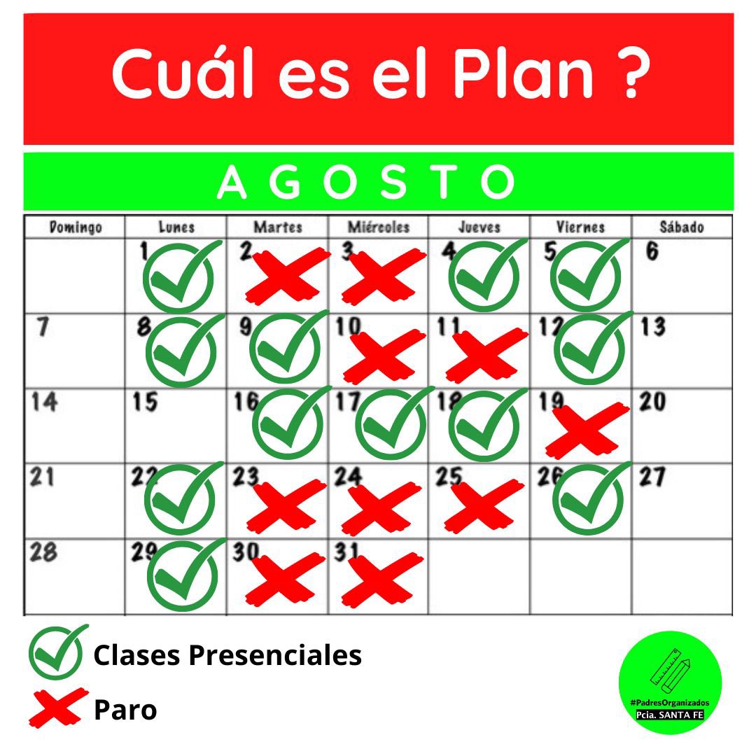 PadresOrgStaFe's tweet photo. 12 días de 22 ❌ SIN CLASES ❌ en Santa Fe

@omarperotti @MinEducacionSFe @SantaFeTrabajo @GobSantaFe EXIGIMOS que TOMEN medidas de manera urgente para frenar el avasallamiento al derecho a la educación de NNyA santafesinos ‼️

#tragediaeducativa https://t.co/4g9rHfhmsJ