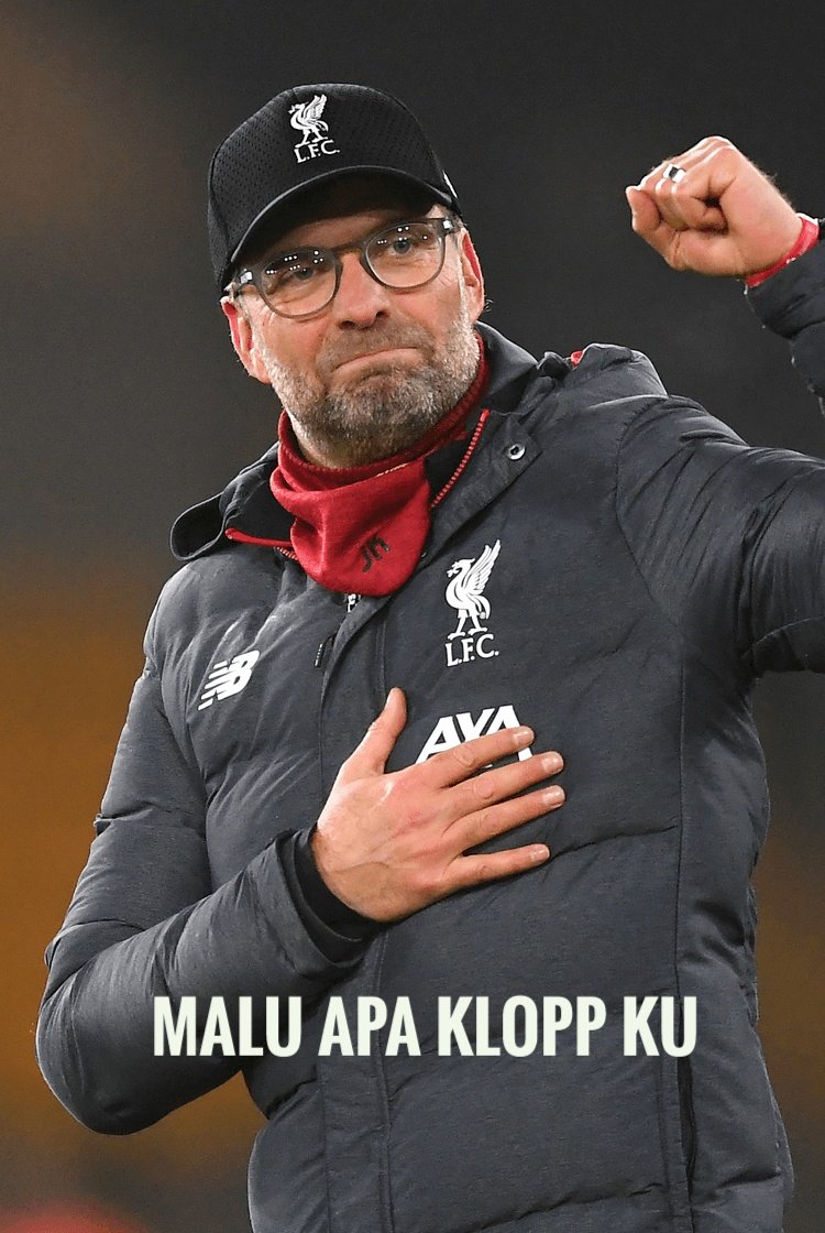 arylana's tweet photo. Malu apa Klopp ku?
.
#liverpool #lfc https://t.co/v2be3qe9Rw