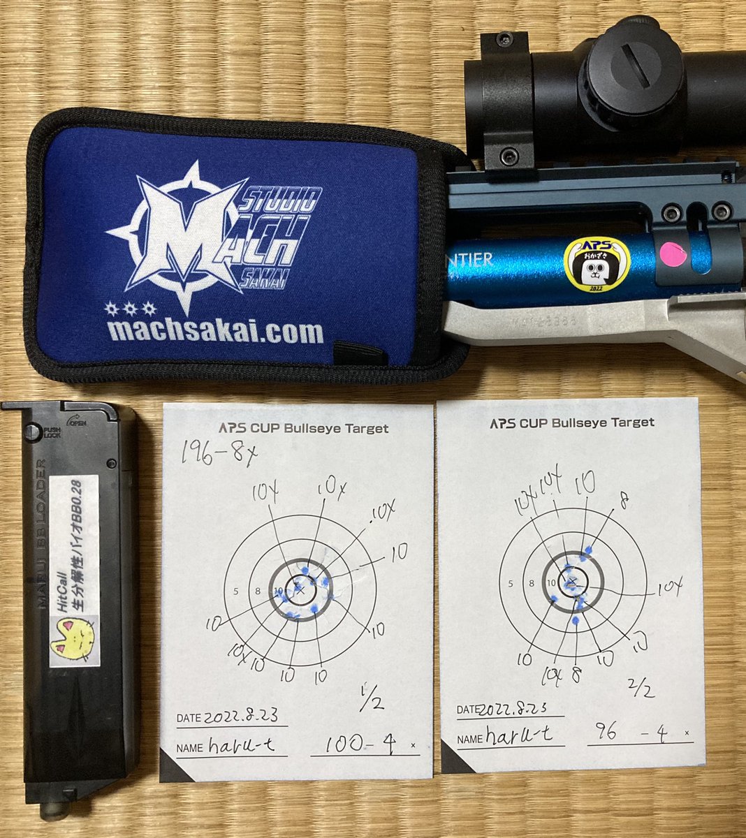 haru641130's tweet photo. 今日はBaseEXCANGEさんのブルズアイマッチ200を撃った😆✨
エントリーも😉👌
#ブルズアイマッチ200
#BaseEXCANGE https://t.co/5TpYv8ZPwq