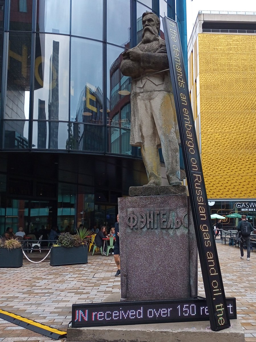 #VolodymirArtiukh's current text piece frm #Ukraine focuses on underreported sexual violence as weapon of war by Russian soldiers on women &amp; children.Meanwhile #FriedrichEngels quotes used seem timely&amp;contemporary. Just 2wks left of #PhilCollins #Radynski #Intervention <a href="/HOME_mcr/">HOME</a>!