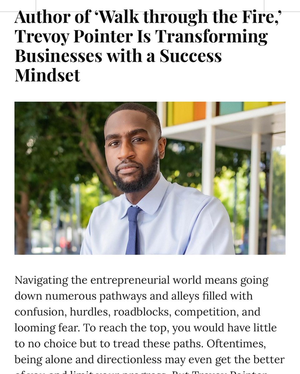 trevoypointer's tweet image. Author. 
Entrepreneur. 
Just been setting the foundation. 

Only up form here.