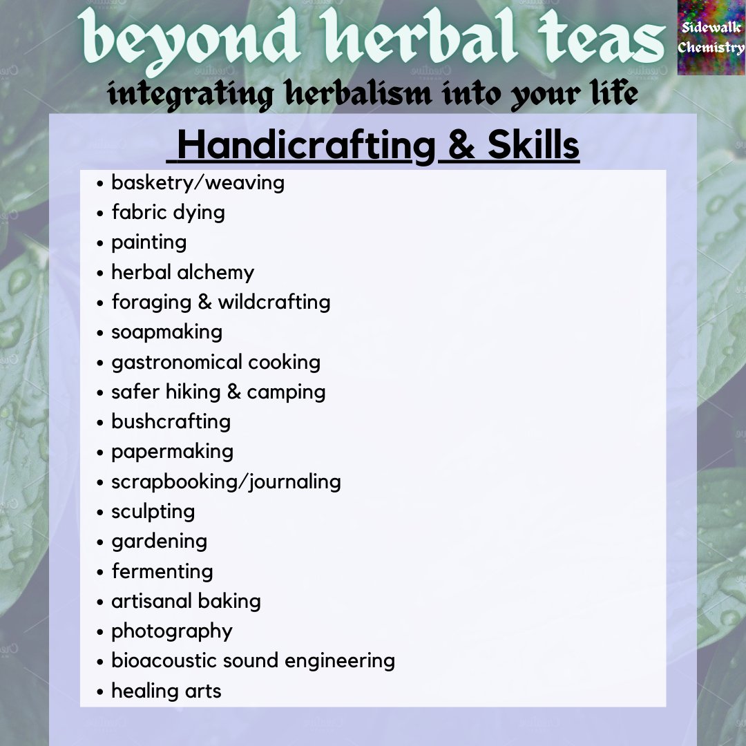 sym_biome's tweet image. Herbalism can be both the gateway into new skills and a key to an upgrade in your existing skills. Stay tuned for our free Herbalism series on Patreon (begins Thurs, Aug 25th, 2022) so this can be in your future. #herbalism #hobbywork #slowliving #imagination
