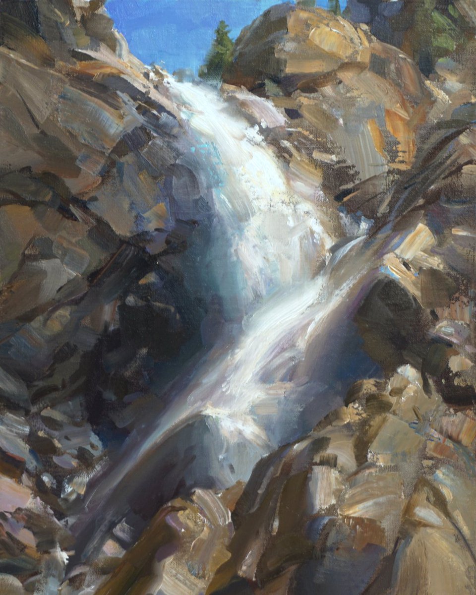 kathleenbhudson's tweet photo. Agnes Vaille Falls (crop)
16 x 12 in.
Oil on linen panel
Available September 1st at @for.fineart in Whitefish, MT.
#art #painting #oilpainting #fineart #artgallery #artist #mhoilpaints #landscape #landscapepainting #waterfall @mhoilpaints #waterfalls #waterfallpainting #waterf https://t.co/zF34ppzY7v