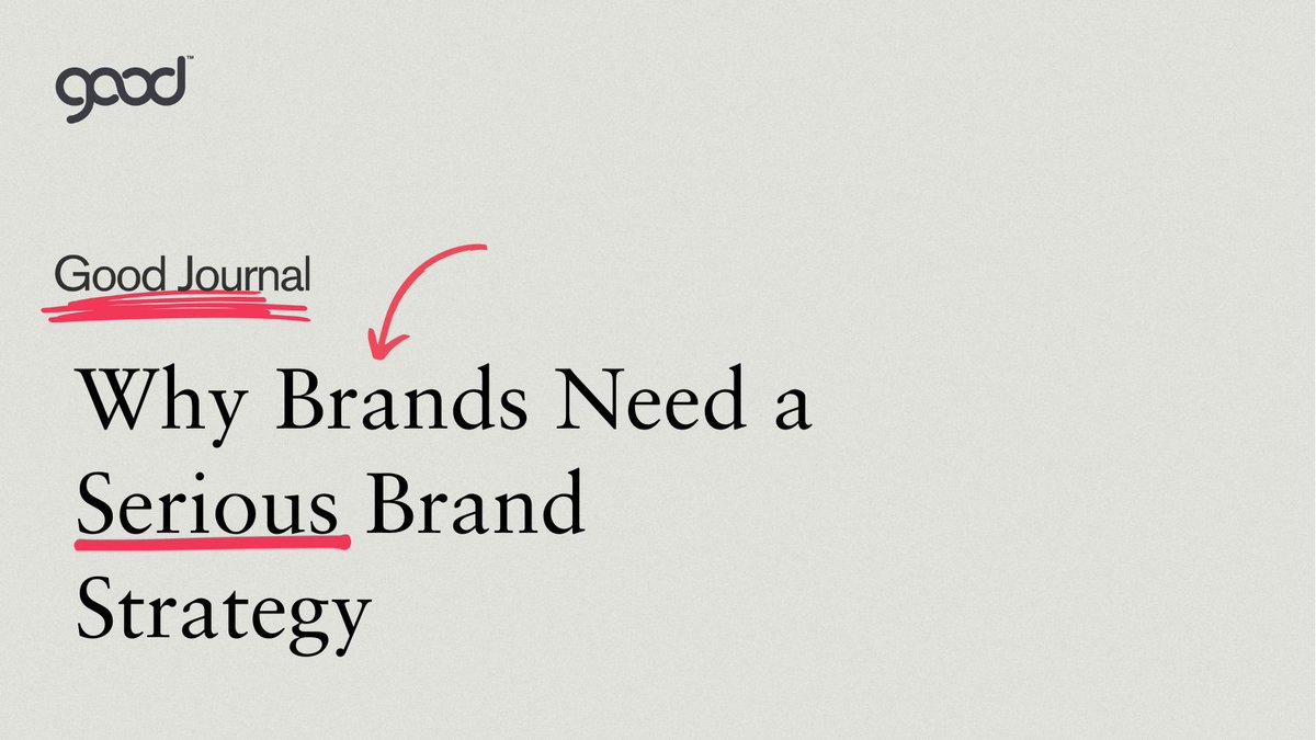 good_gla_ldn's tweet photo. Brands need serious brand strategy. Chris Lumsden discusses the world of brand expansion and acquisition along with all the growing pains that can arise if the brand strategy is not taken… seriously.

Read it here: https://t.co/f3cyS6UCdz

#brandstrategy https://t.co/76WR888VmN