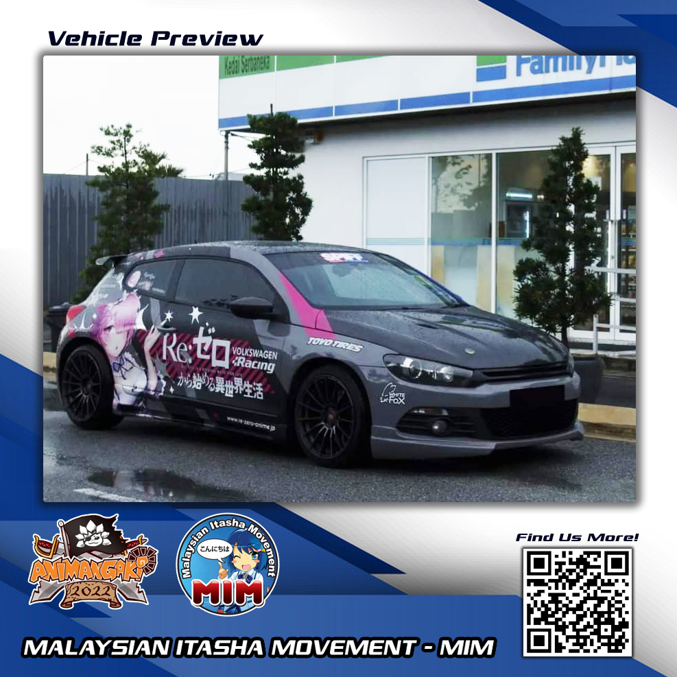 MYitasha's tweet photo. Hello and Good day Everyone! 
AniManGaki is on this weekend!! We are excited to see you all there!
Please come &amp; find us at ground event area (at booth 24 too!). We are Hobbyist,We Do it With Passion! "Ride with Pride! Let's Itasha!"
#MalaysianItashaMovement #MIM #animangaki2022 https://t.co/0zDovx9zgf