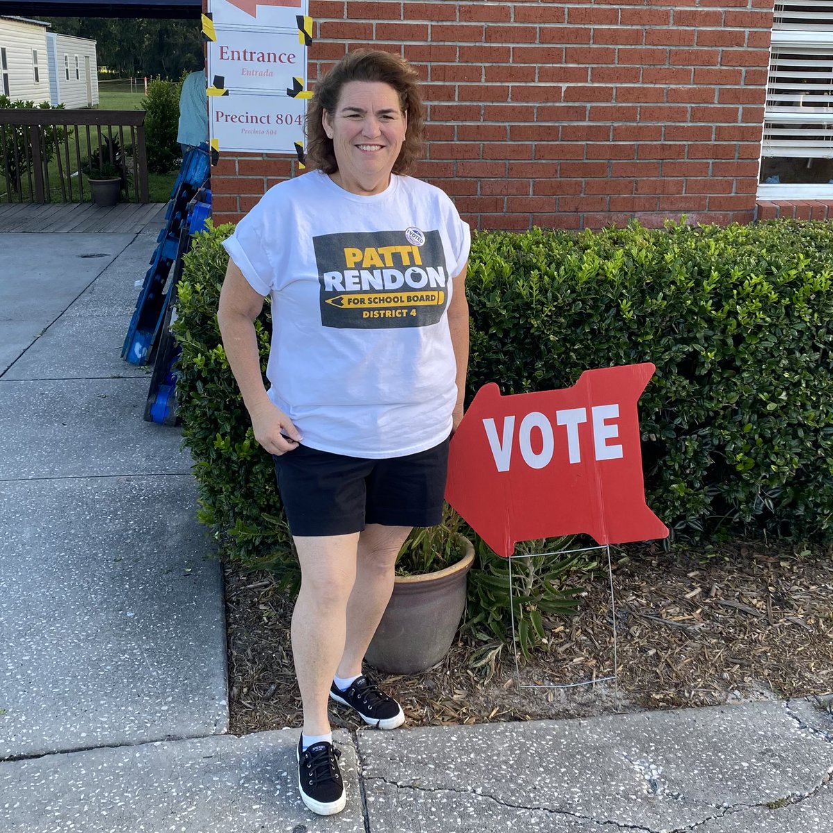 VotePattiRendon's tweet photo. It's Primary Election Day! Let your voice be heard and vote. Voting sites are open until 7 pm, and I urge you to find your local precinct and cast your ballot for Patti Rendon for School Board, District 4! Find your local precinct here: https://t.co/tb00z9LBNe. https://t.co/x2WYbMKR6t