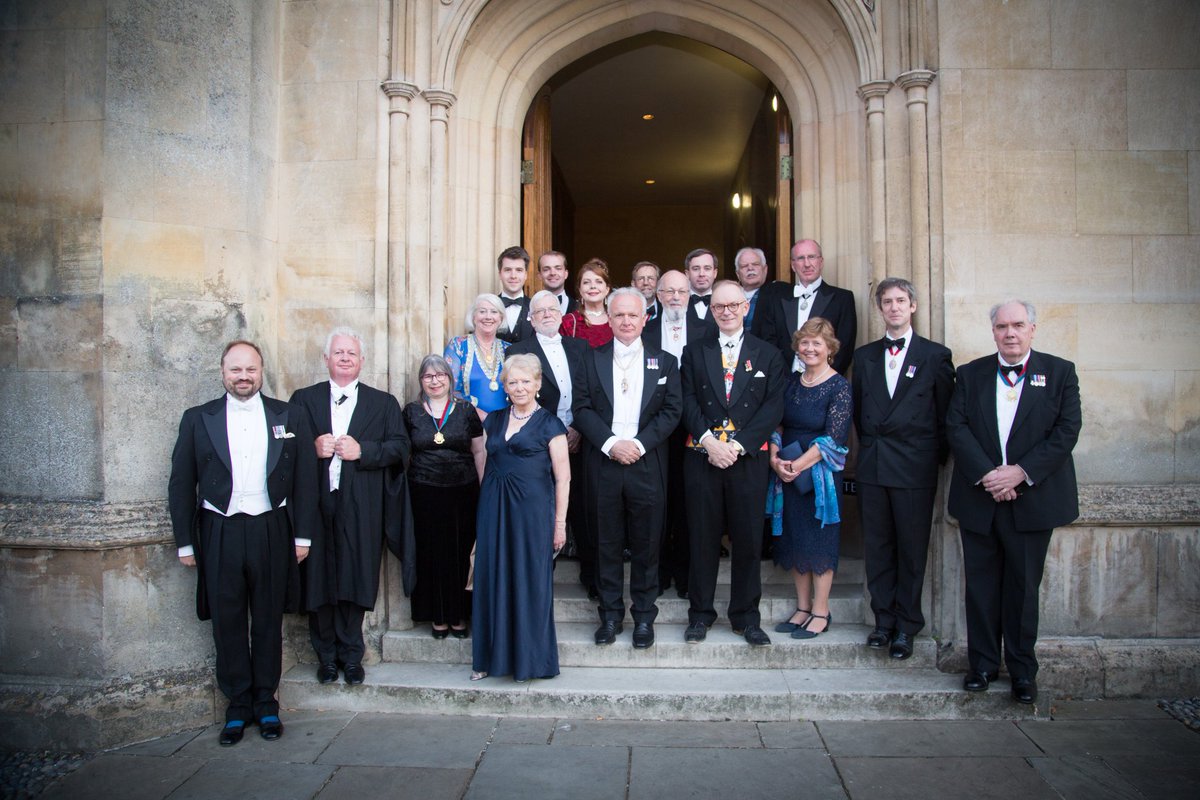 Dear friends, distinguished guests and officers of the 35th International Congress of Genealogical & Heraldic Sciences waiting to be announced by fanfare into the Great Hall of King's College, Cambridge at the Congress Gala Dinner on 19th August 2022.