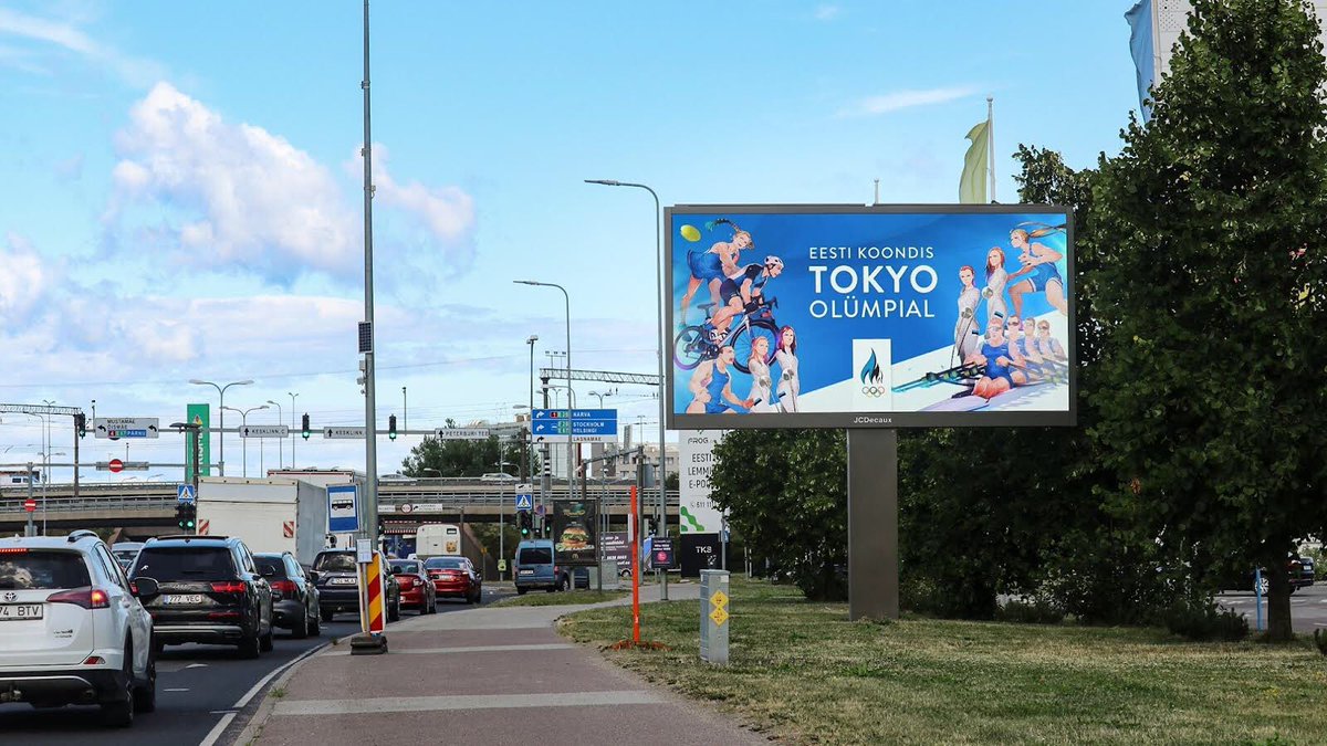 「東京オリンピックでエストニア選手団のイラストを公式で描いてる #私しかやってない」|MONQのイラスト
