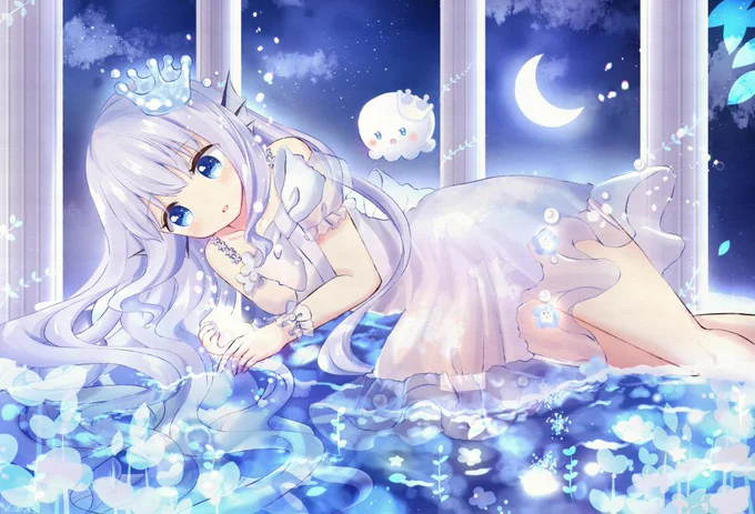 ✦.青い世界のイラストやインテリアが好きです #夏休みはフォロワーさんが増える 