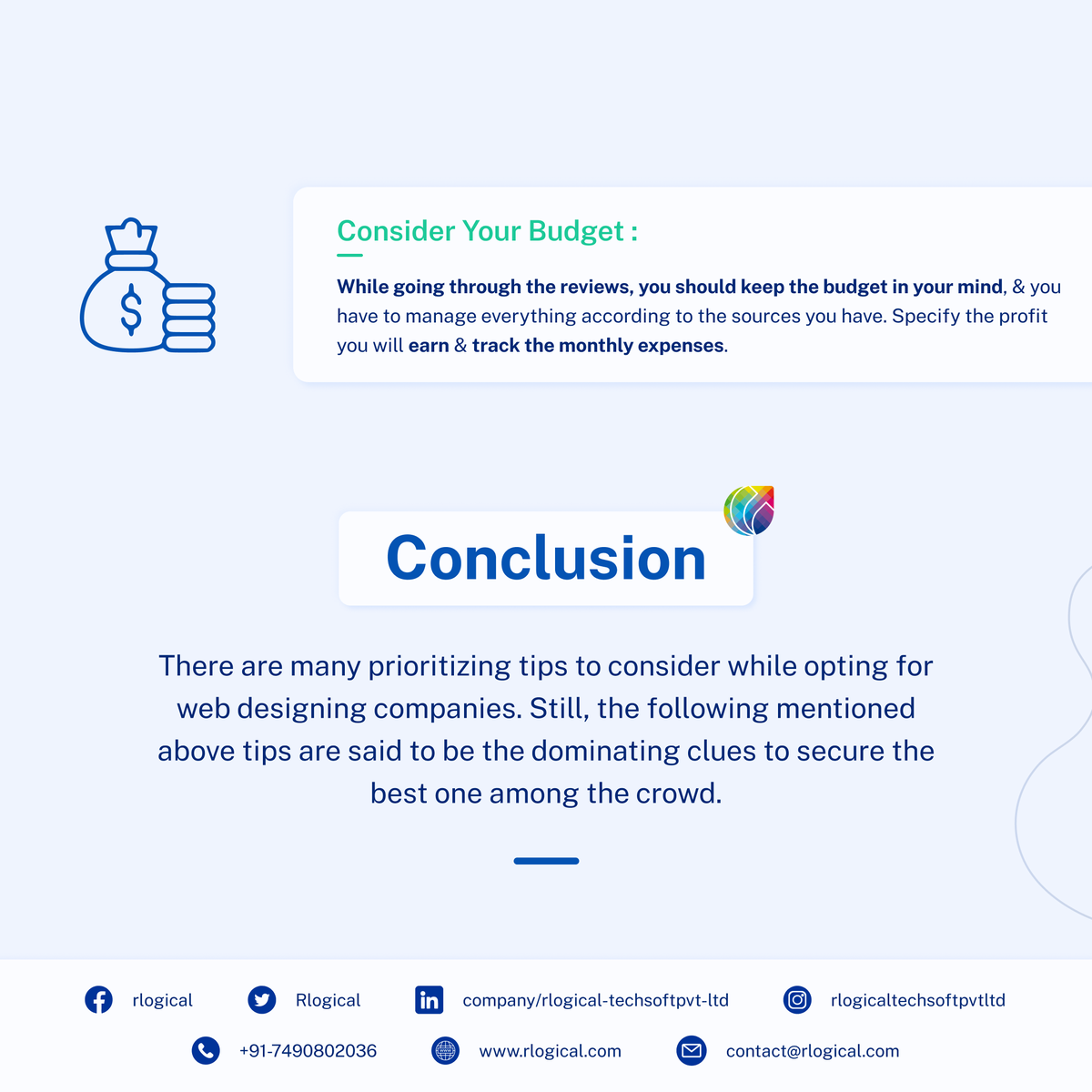 Rlogical's tweet photo. Tips For Choosing The Top #Ecommerce #WebDesignDevelopment Company ๐ฉโ๐ป
There are many prioritizing tips to consider while opting for web designing companies, find out here.
#rlogical #ecommerce #webdesign #webdevelopment #development #business #technology #ecommercewebsite https://t.co/QNeutnoppO