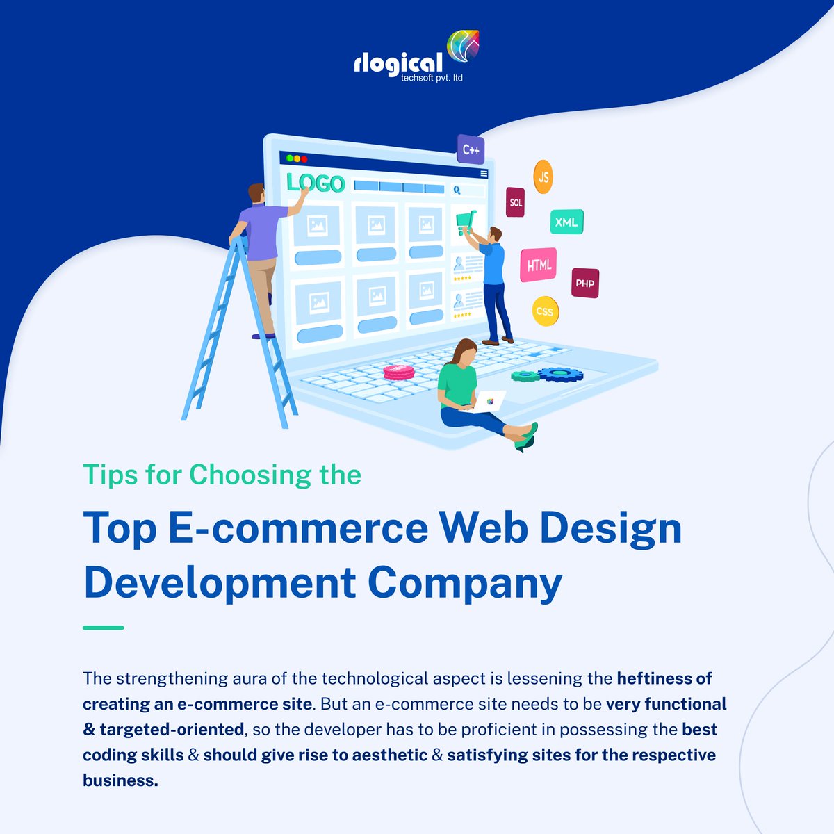 Rlogical's tweet photo. Tips For Choosing The Top #Ecommerce #WebDesignDevelopment Company ๐ฉโ๐ป
There are many prioritizing tips to consider while opting for web designing companies, find out here.
#rlogical #ecommerce #webdesign #webdevelopment #development #business #technology #ecommercewebsite https://t.co/QNeutnoppO