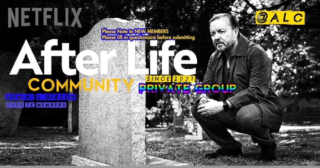 4kshotsofAL's tweet image. Link to ALC group
facebook.com/groups/officia…

#AfterLife #RickyGervais #AfterLife3 #ALC #afterlifecommunity #Facebook #fbgroups