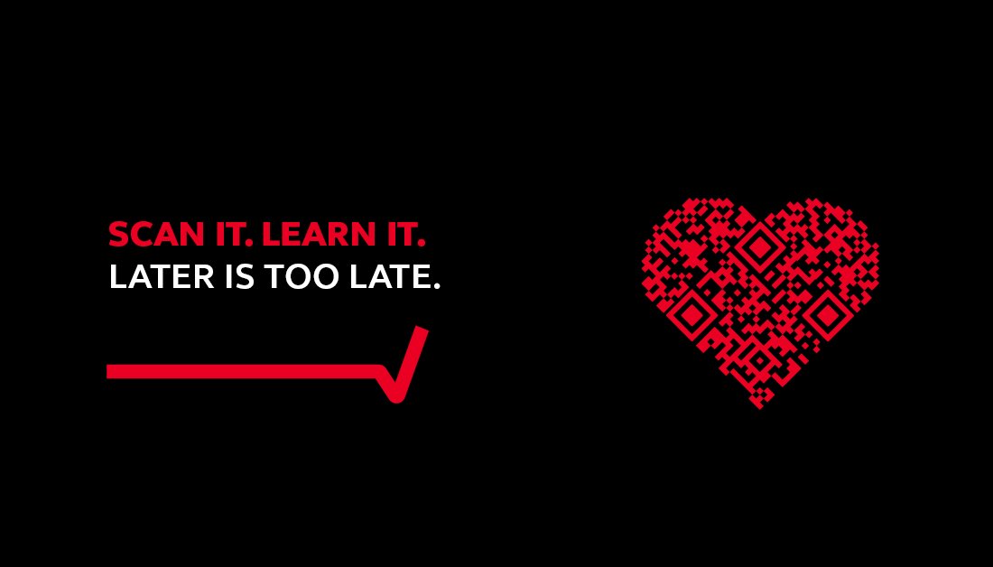 Sudden cardiac arrest can happen to anyone at any time - and currently, less than 1 in 10 people in the UK survive an out-of-hospital cardiac arrest. You can change that. Scan it. learn it. Save a life.

resus.org.uk/CPR #CPQR