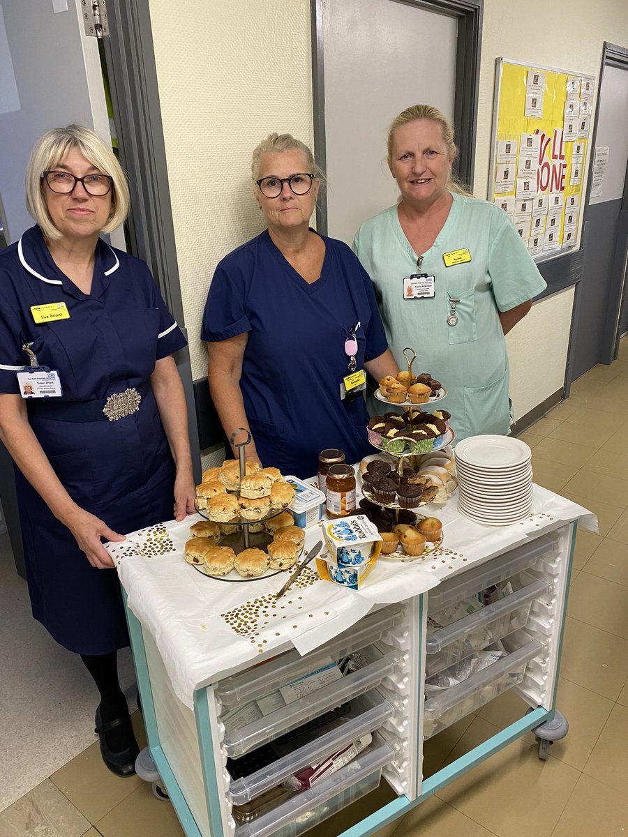CambridgeKWHH's tweet photo. Afternoon tea for patients and staff just because we can ❤️@kindnessiscont4 @DementiaTeamEK @SueBrassington @EKHCharity @CEOEastKentHosp @SarahShingler2 @tamarabromley0 @ChrisHamson @EKHUFTNutrition  @paulaKnights3 @SueBriant1 https://t.co/AK1FYDatMZ