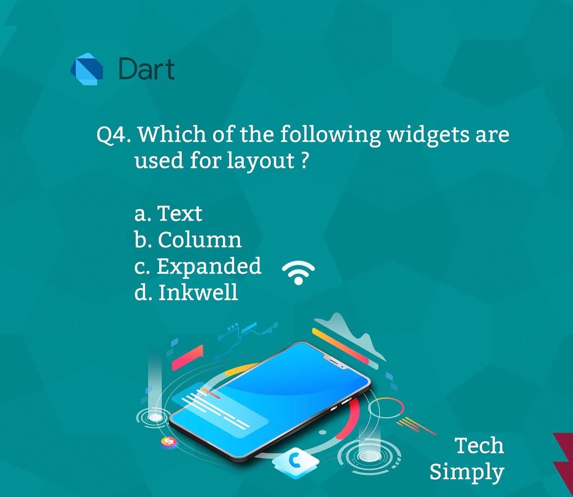 plpcommunity's tweet photo. It's that time of the week where we see who's got their #dartwithflutter on lock πβ‘οΈ
If you have what it takes try out this weekβs #TechSimply quiz and comment your answers below π§πΎβπ»π©π½βπ»
#codingisfun #codingnewbie #1MillionDevs4Africa #techtwitter https://t.co/6F8lB8uLLJ