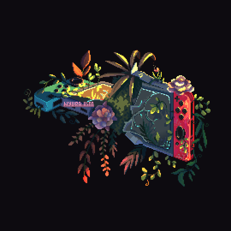 nyura_kim's tweet photo. new version of Nintendo Switch #pixelart #ドット絵 https://t.co/bqkGCqjDLj