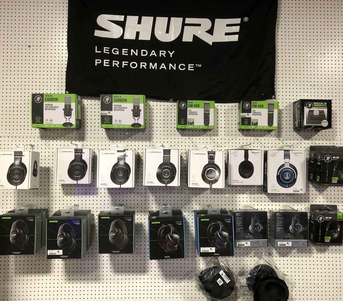 Headphones in stock at SE Systems Showroom
#sesystems #videotech #lightproduction #soundtech #musictech