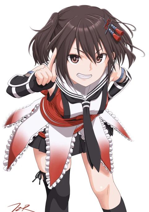 川内サン!アニメ塗りと言うには少々怪しい 