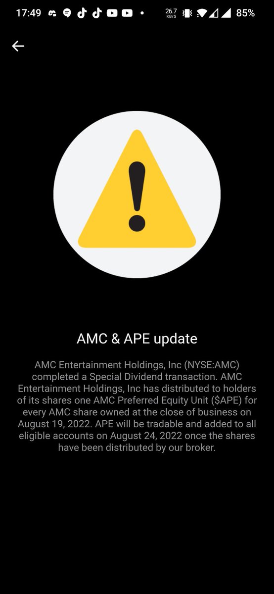 markusd1984's tweet photo. @DanielsTw33ts @Makadous @TaraBull808 Yeah same for Revolut (#DriveWealth) already added $APE for training but will only release them on 24th, shady and unacceptable! File complaint with Finra! https://t.co/LXIxMDnnO2