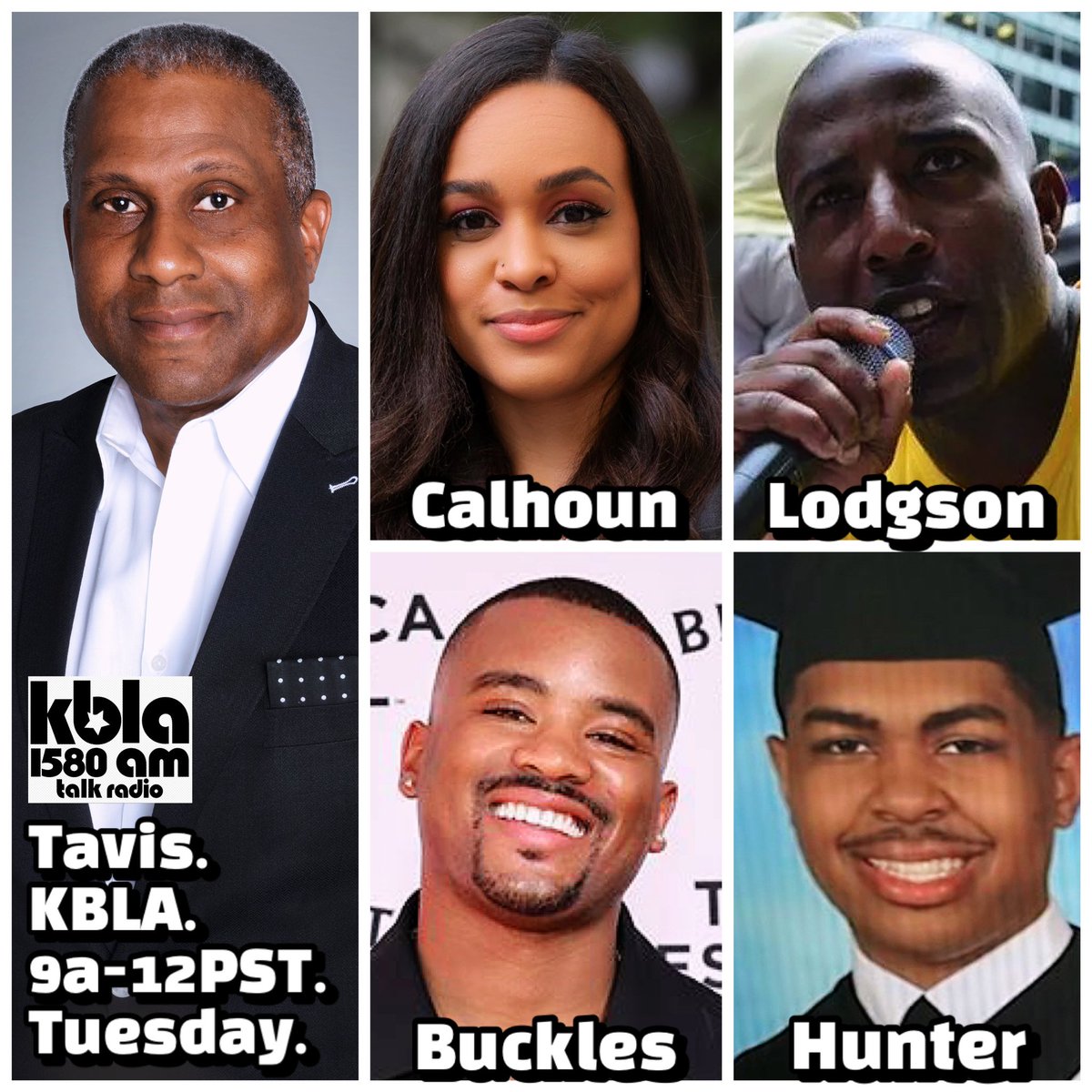 kbla1580's tweet photo. “TAVIS SMILEY" FOR TUESDAY, AUGUST 23RD, 2022:
Dr. Amanda J. Calhoun, MD, MPH (Hour 1)
Chris Lodgson (Hour 2)
Edward Buckles Jr. (Hour 3)
Jaden Hunter (Hour 3)
Tavis. 9am-12Noon.
KBLA 1580.
We've got a lot to talk about. ✊🏽
@tavissmiley
#therealtavissmiley
#kbla1580 https://t.co/8tLULg4bUB