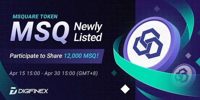 New #airdrop: Msquare
Reward: 23 MSQX (~$10)
News: Xangle, DigiFinex
Distribution: September 30th

🔗Airdrop Link: t.me/MsquareNewAird…