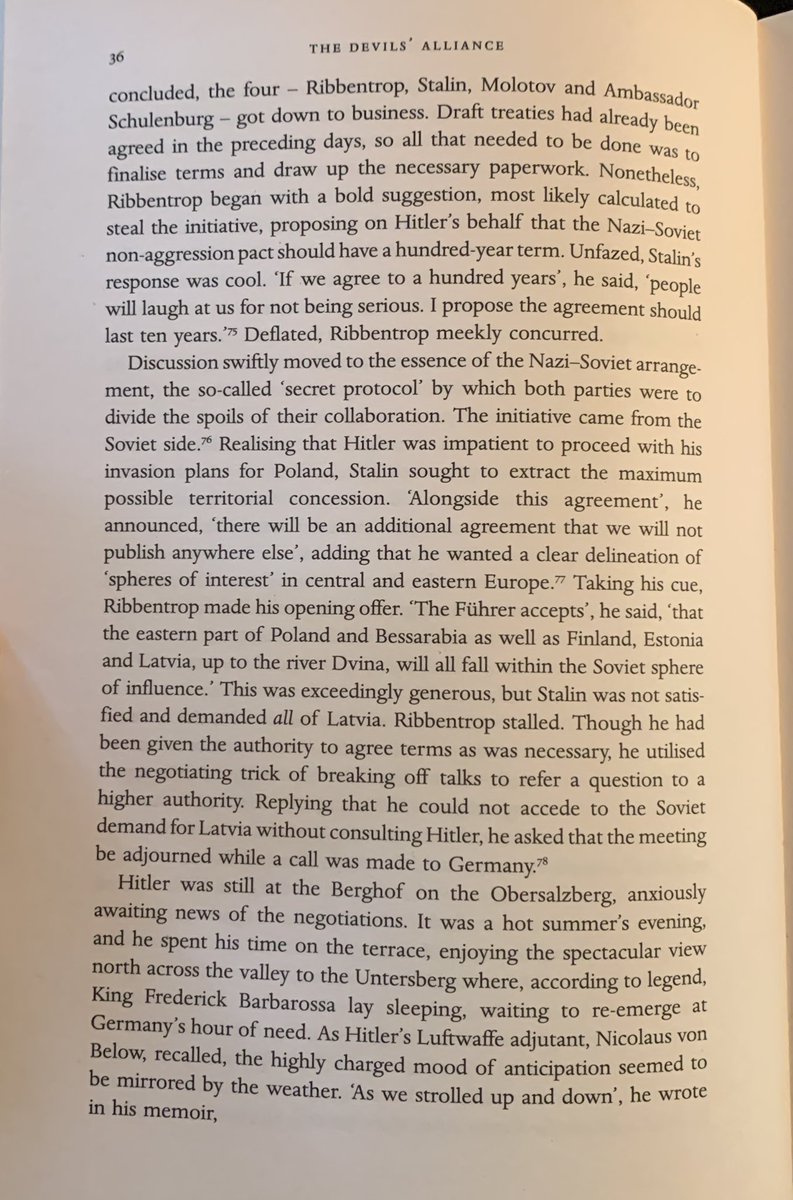 Roger_Moorhouse's tweet photo. The signature of the #NaziSoviet Pact - #OTD in 1939 - from my book “The Devils’ Alliance” https://t.co/FLNglL0ouZ