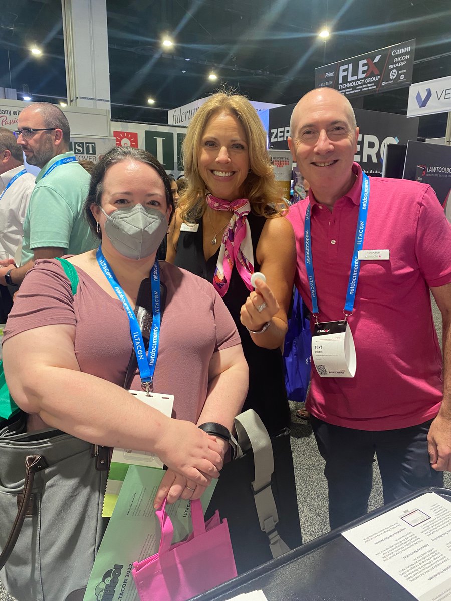 PinnacleOa's tweet photo. It is busy by booth 705 at #ILTACON22 with everyone collecting their scratch card prizes and chatting to our team about driving better technology initiatives.

Have you met the team yet? 

@ILTANet #WeAreILTA https://t.co/z4IkxiyK5o