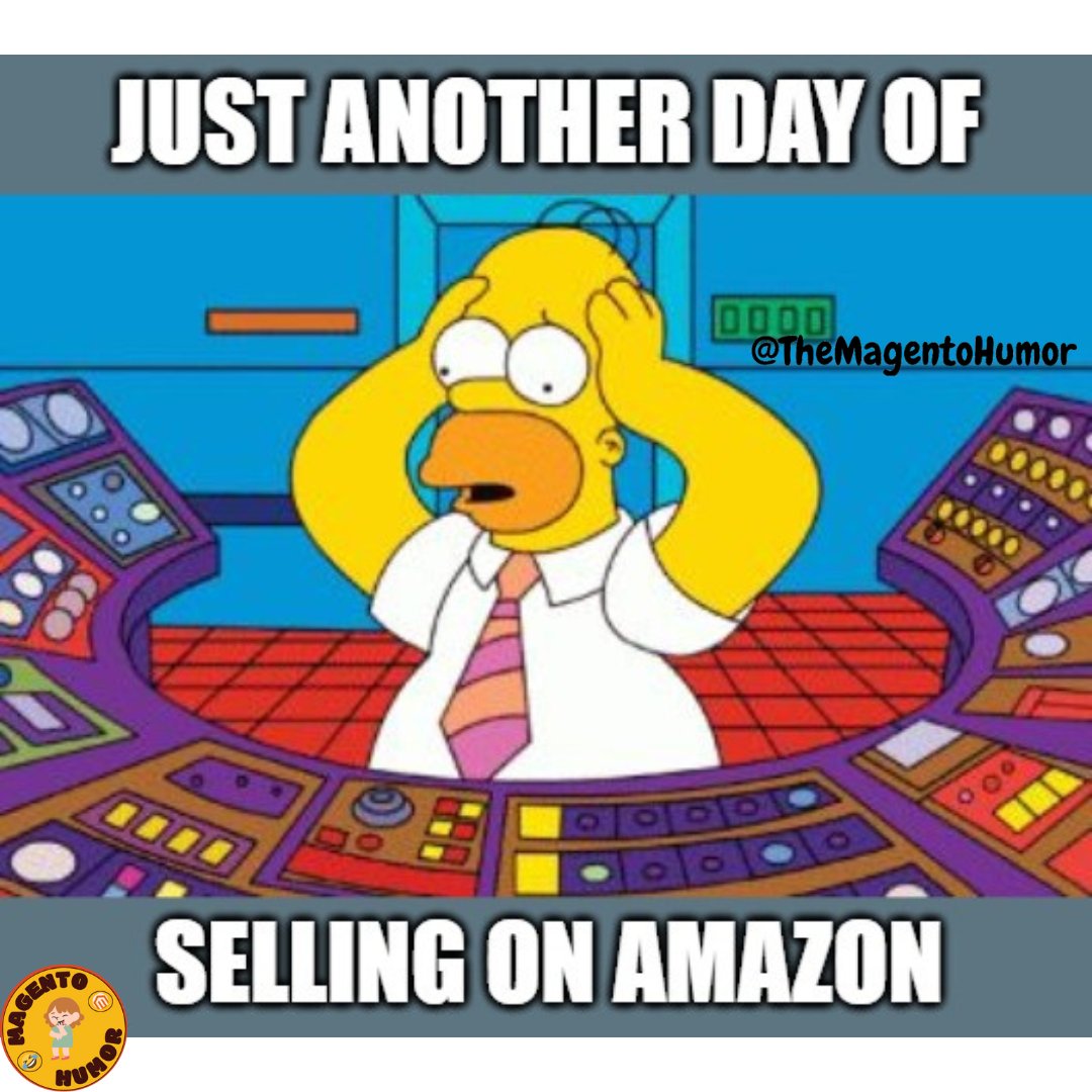 TheMagentoHumor's tweet photo. How's your experience of selling #Amazon?
Follow👉👉📲 @TheMagentoHumor
#themagentohumor #magentomeme #magentodeveloper #developerlife #magentocommunity #magento #Adobe #meme #code #officememes #amazonsellers #amazonsellersclub #amazondevelopers #amazonspapi #amazonmws https://t.co/Lq4pGiORZ0