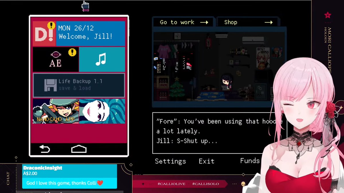 CalliOutfits's tweet photo. Today we gather around two pairs! In the last 2 VA-11 Hall-A streams, Mori kept on using her Elegant dress! Sometimes wearing her shawl, sometimes holding her wine glass. In Rust tho, she's alternated between the Original reaper fit and the rapper Drip
#calliolive #DeadBeats https://t.co/HKtu3xXNrv