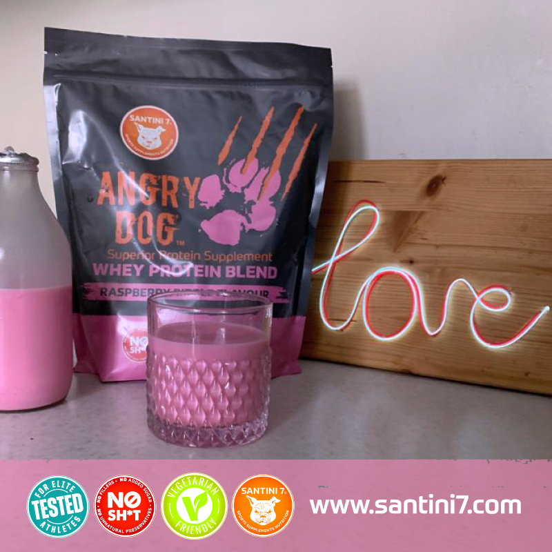 HngryProtein's tweet photo. Delicious Raspberry Ripple Shake 🥤made with our Angry Dog™ #WheyProtein #Supplement.
- NO Fillers
- NO Added Sugar
- NO Unnatural Preservatives
- 101 Calories / 25g Serving
- 22g #Protein / Serving
- ALL Essential Amino Acids
- Tested for elite athletes

@HTAFCWomen @giantsWRL https://t.co/Lqanuun3ci
