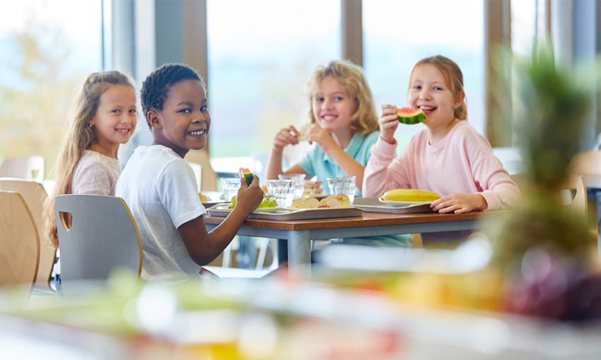 ademe's tweet photo. [#Alimentation] 🥕
Quels #repas proposent aujourd’hui les #cantines scolaires en 🇫🇷 ?
➡️ Menus végétariens, produits #bio, approvisionnement local, avec moins d’emballage plastique...
Pas à pas, les cantines scolaires avancent ! 💪
+ d'infos ac l'@ademe 👉https://t.co/hr16JCHPbz https://t.co/284uKjev4e
