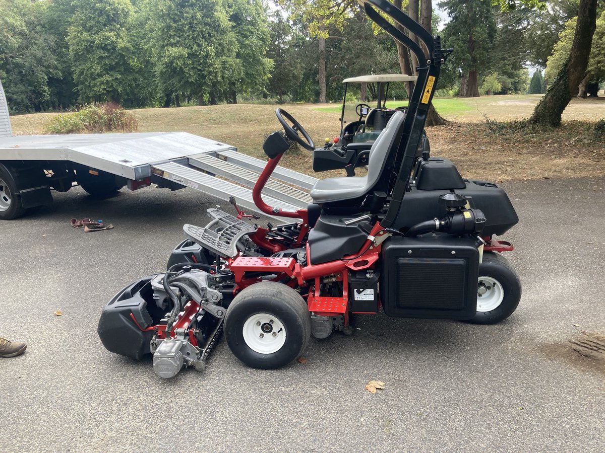 Out this morning for the delivery of a used <a href="/TheToroCompany/">Toro</a> triflex 3420 after full refurbishment