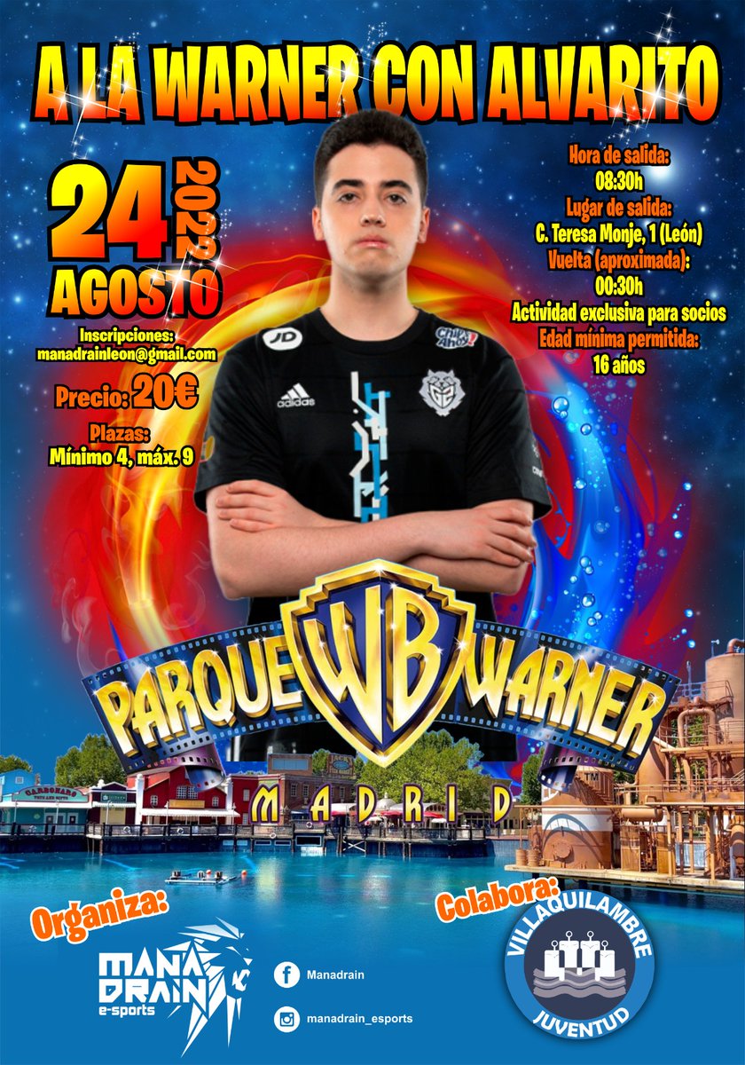 Que no todo va a ser jugar al Pc, mañana Alvarito nos cuenta sus hazañas por Superliga en la Warner.