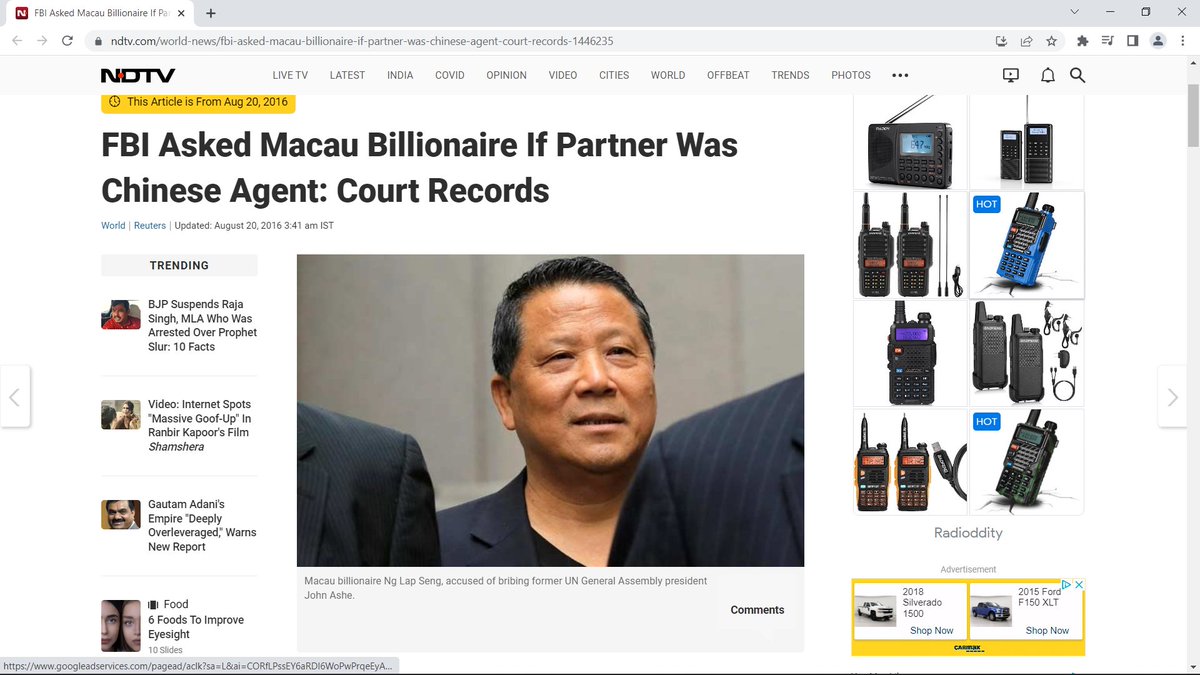 DanGarrett97's tweet photo. @meemeegu @zachsdorfman How many recall the #CCP intelligence-connected #unitedfront operative - #NgLapSeng - who made it (repeatedly) into the #Clinton #WhiteHouse, was part of the #Chinagate scandal, & escaped prosecution for decades until he was caught bribing #UNGA & other #UnitedNations officials? https://t.co/uzP8Ci5ZqP