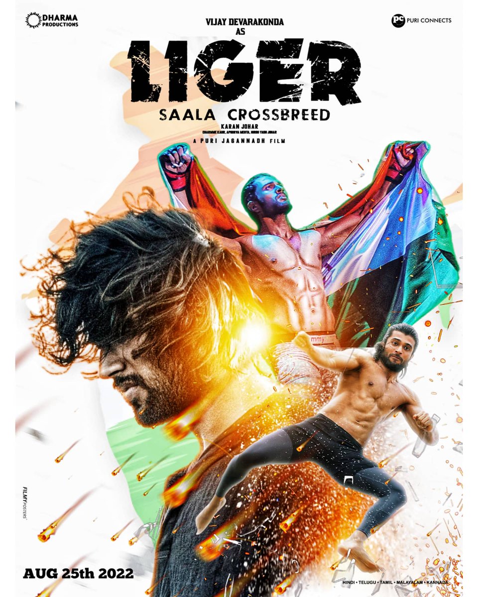 AlwaysAkhilK's tweet photo. Here's the Poster Design Of #Liger SAALA CROSS BREED ๐ฅ๐ช๐ป๐ฎ๐ณ.!
Design @FilmyPosters
@TheDeverakonda #PuriJagannadh #FilmyPosters #VijayDeverakonda #LigerHuntsFromAug25th #LigerHuntBegins https://t.co/MqdcG40HeM