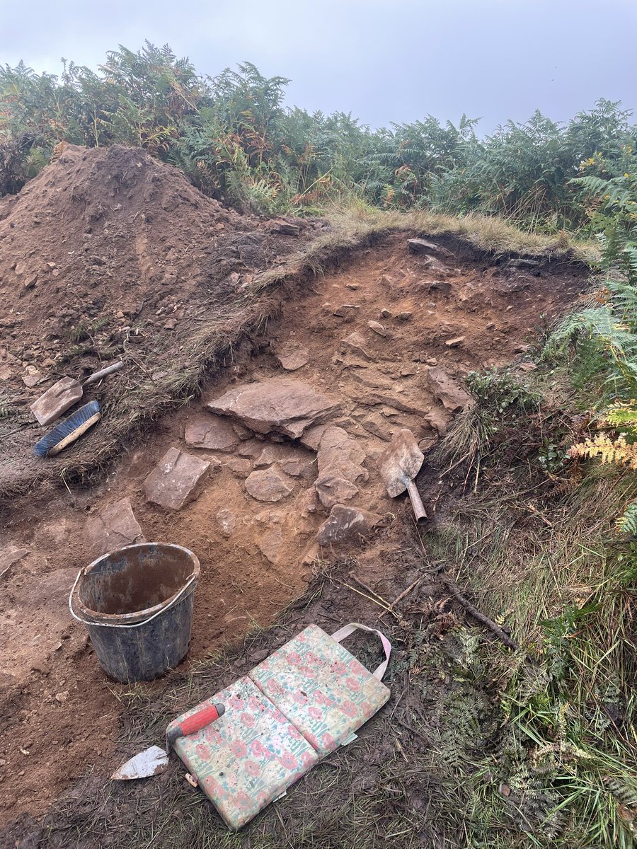 Today I committed my first ever act of archaeology… Many thanks to @CPATarchaeology and @cadwwales for the opportunity! #Archaeology #excavation #CommunityArchaeology