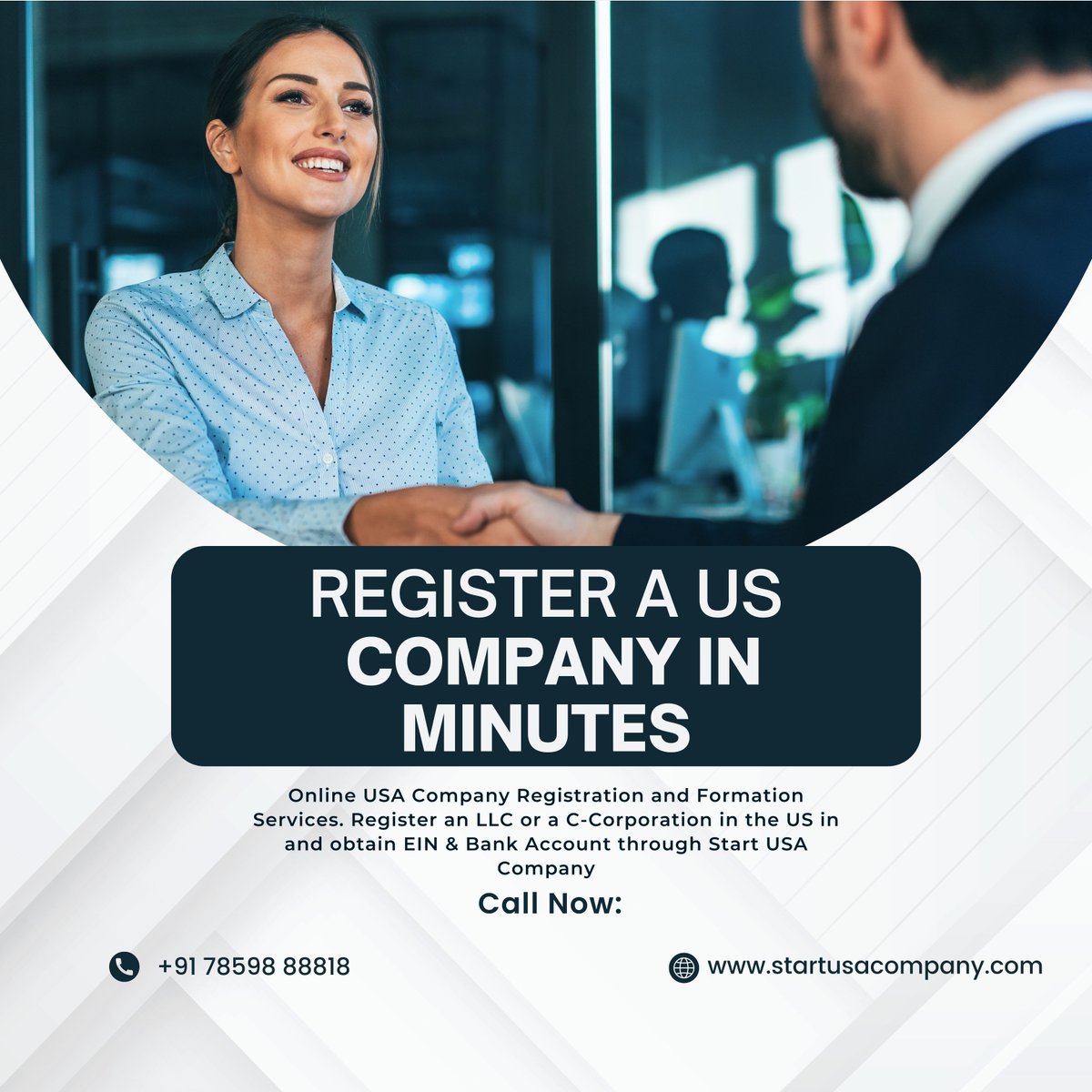 _startuscompany's tweet photo. Register a US Company in Minutes
If you are looking for the best place to register a US company, We offer fast &amp; affordable services that will help you get your business up &amp; running in minutes
For more information visit our website: https://t.co/24njS2kQUx
.
.
.
.
. https://t.co/dndqmL9ssx