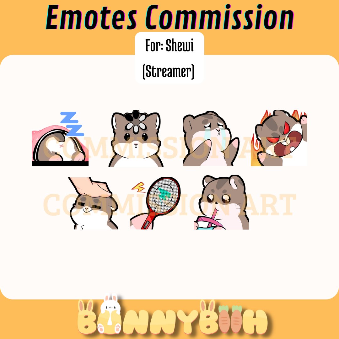 BBiiscoito's tweet photo. Emotes Commission for Shewi, Thanks for your support

💛✨weeeee ✨💛 https://t.co/KhrhpBoHDO