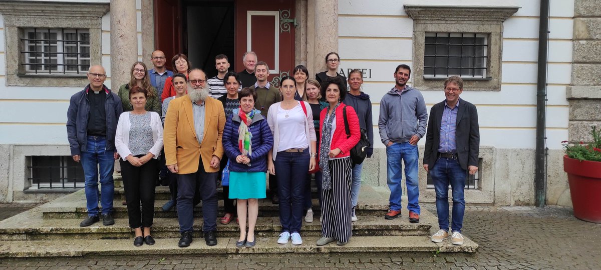 A rainy day <a href="/kremsmuenster/">Kremsmünster</a> for the visit of the #parchmentconservation B2C workshop.