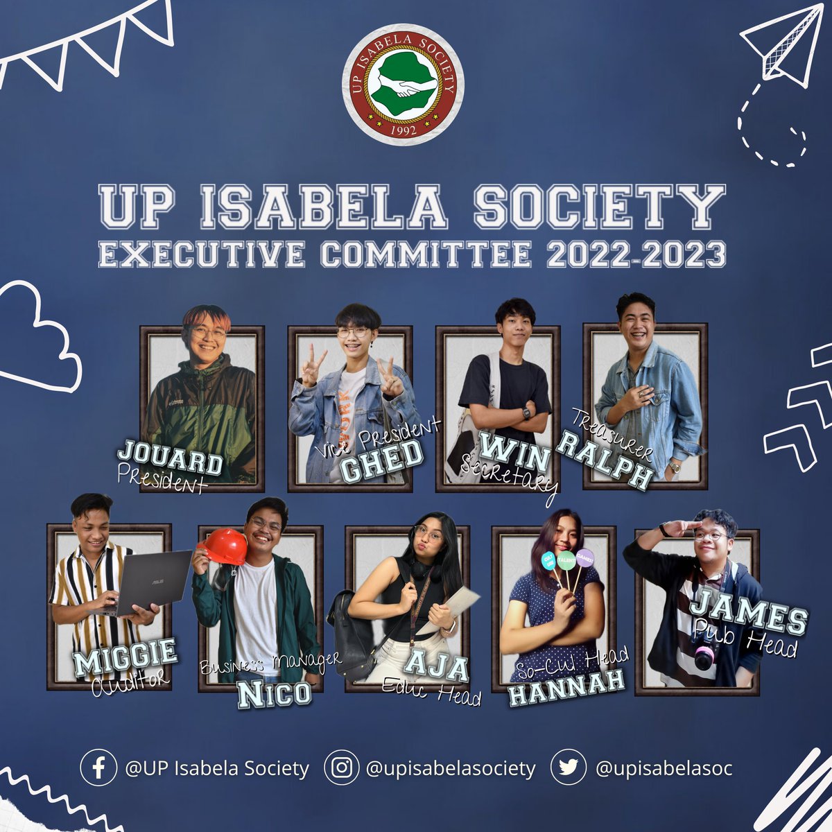 upisabelasoc's tweet photo. The UP Isabela Society (UPIS) welcomes its newly elected officers for the academic year 2022-2023.✨💚❤️

✨Congratulations brods and sisses! 💚❤️ Pagserbian ti pagilian! 🫶🏻

#ISAstig https://t.co/Xdg1norkSu