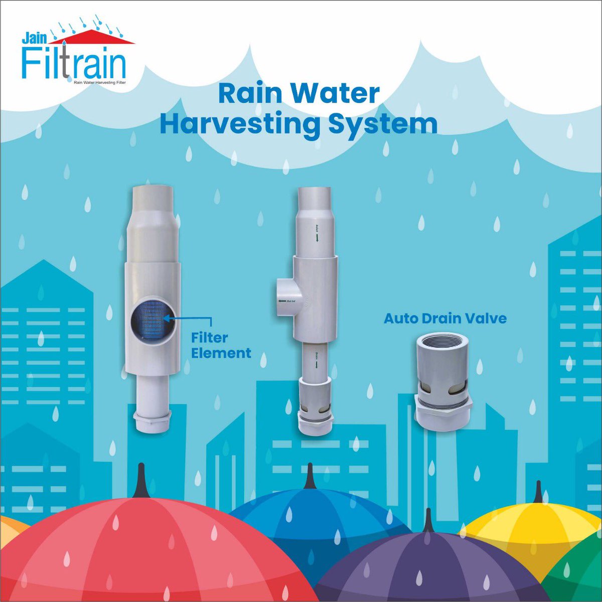 JainPlumbing's tweet photo. Restore and reuse #RainWater 💧 with our innovative Jain #Filtrain Rain Water a harvesting System 🌧 

You can also but it on #amazon now! 

https://t.co/LQXWq9FyZX

#plumbing #plumber #harvest #JainPlumbing #JISL https://t.co/w0noO6iiKo