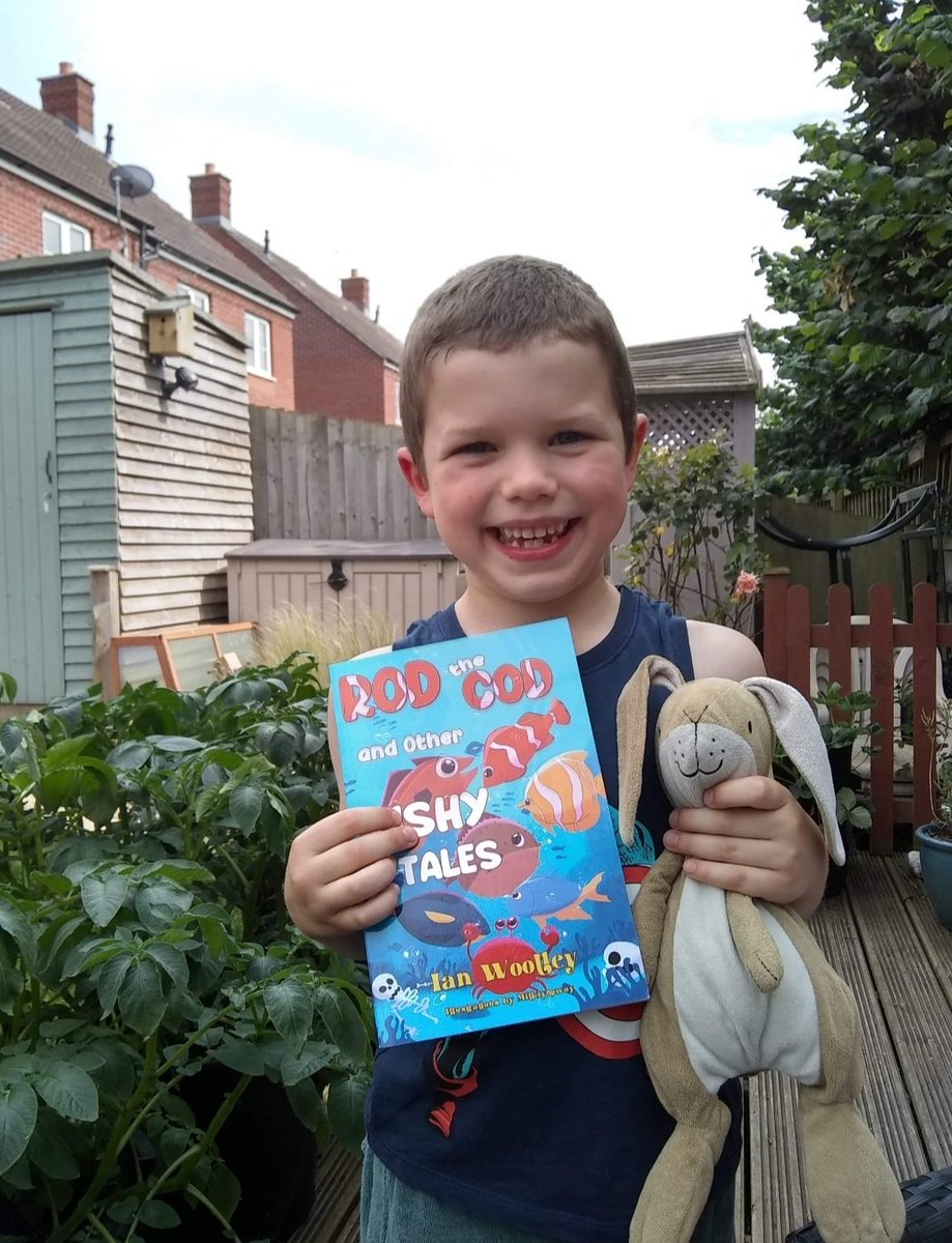 RodTheCod's tweet photo. The smile of any young reader who reads your book means so much to the author. Obviously we wouldn't swop it for his favourite rabbit. ❤️
#rodthecod #ChildrensBooks https://t.co/n9ClbXcywW